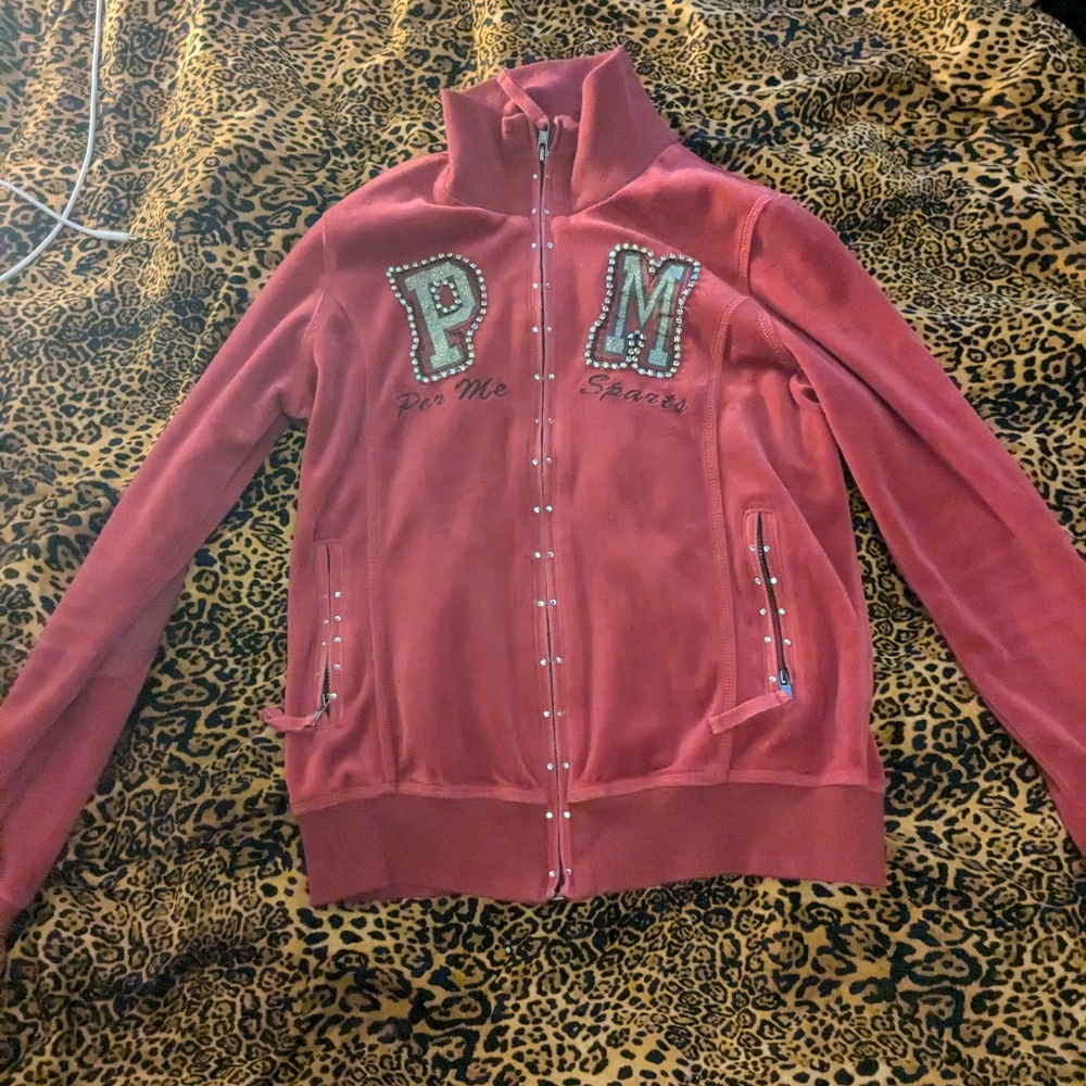 Per me red velvet track suit